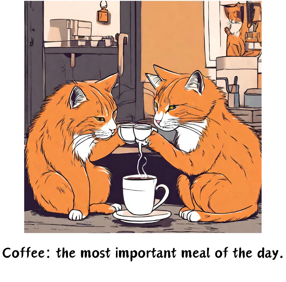 Pick Me Up Quote with Cats Coffee Mug