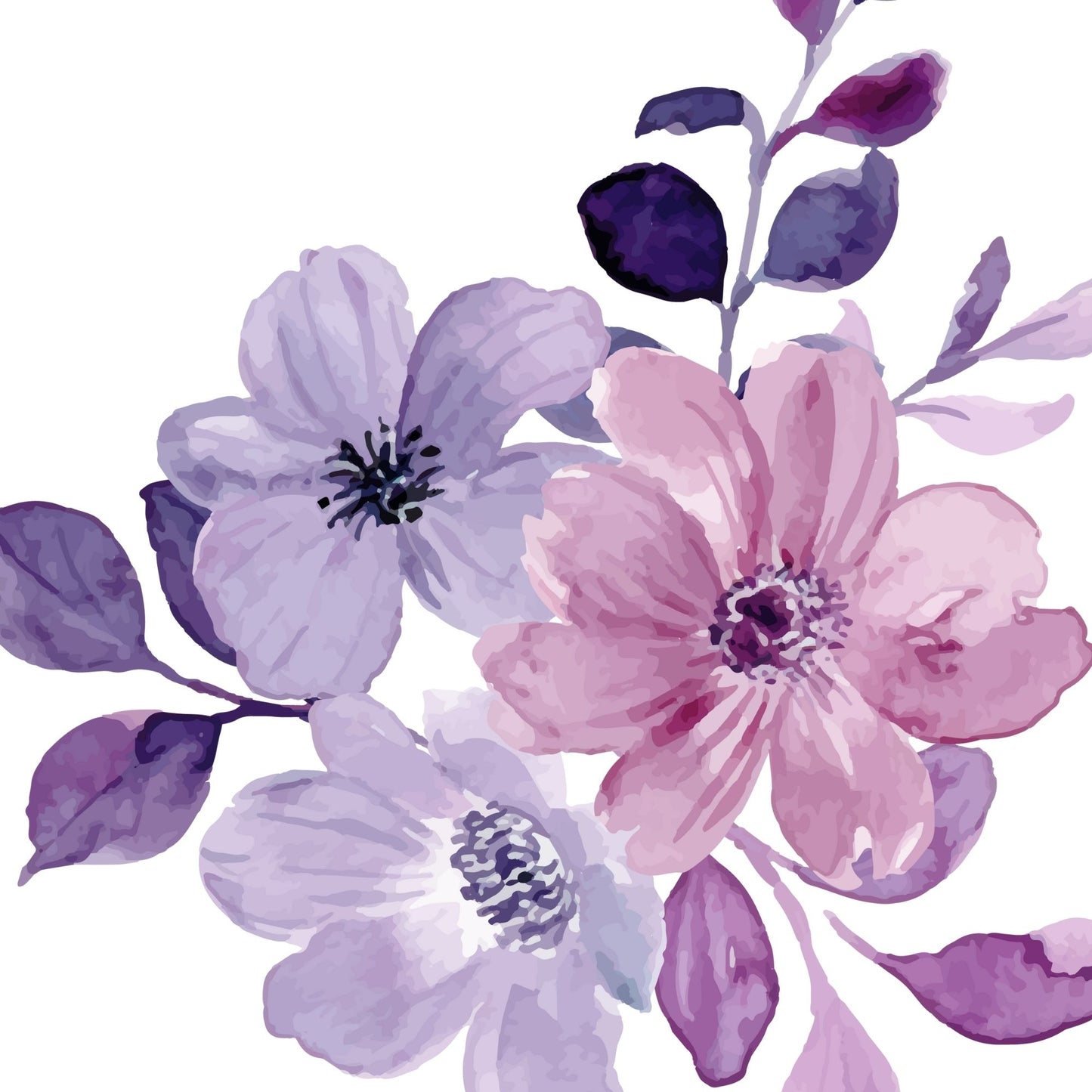 Pastel Flowers Tote Bag