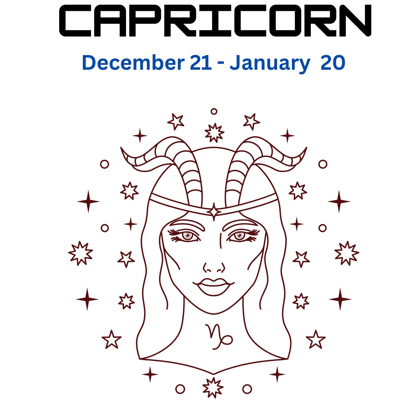 Zodiac Capricorn Tote Bag