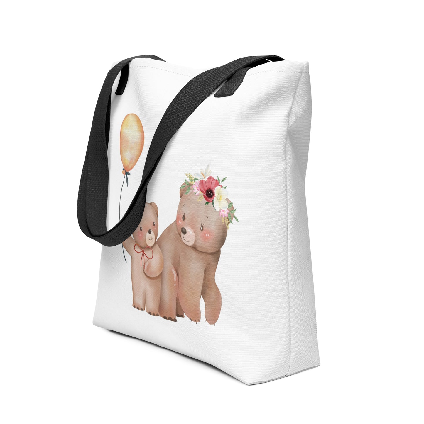 Baby Tote Bag Mama Bear with Baby Bear