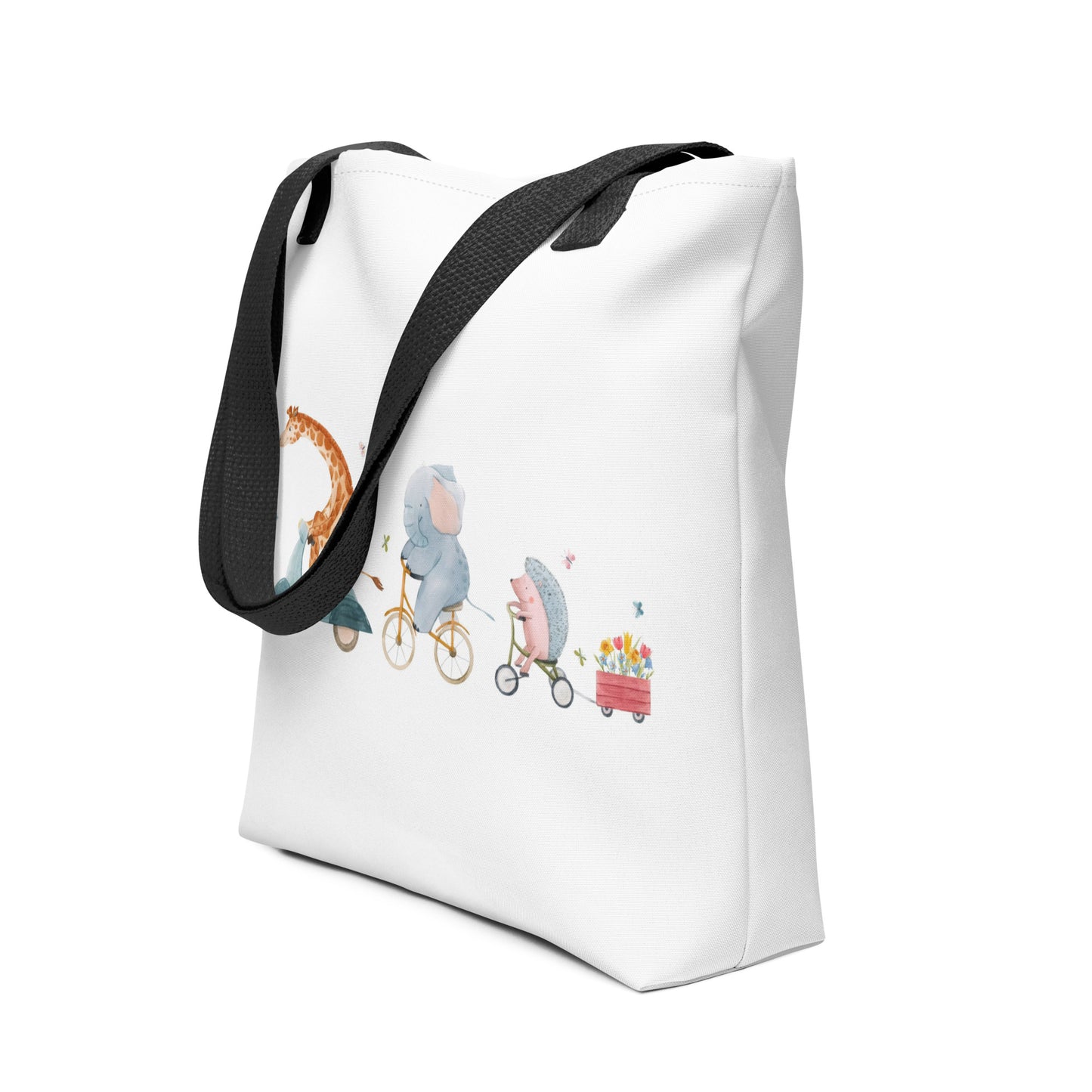 Baby Tote Bag Giraffe Elephant Hedgehog