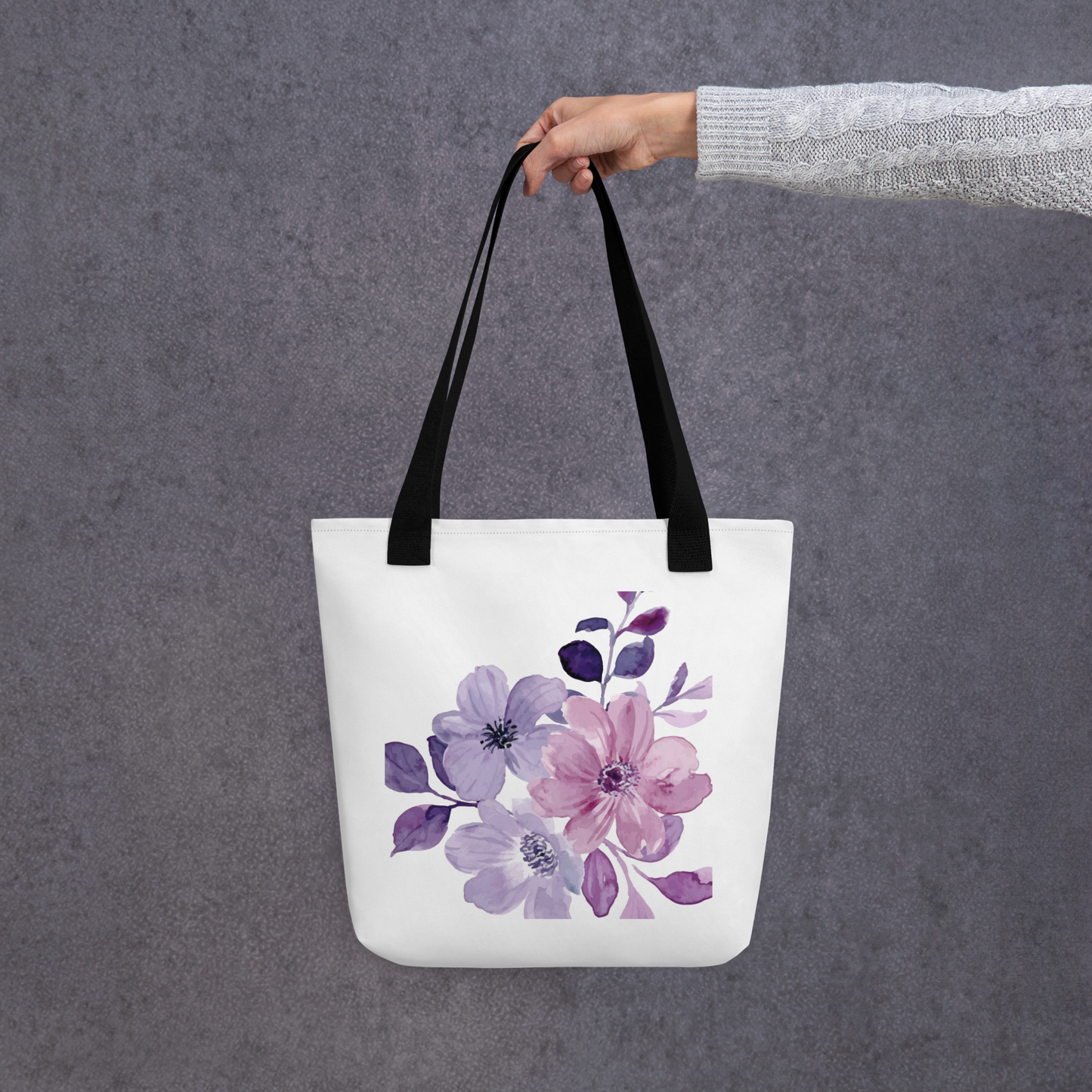 Pastel Flowers Tote Bag