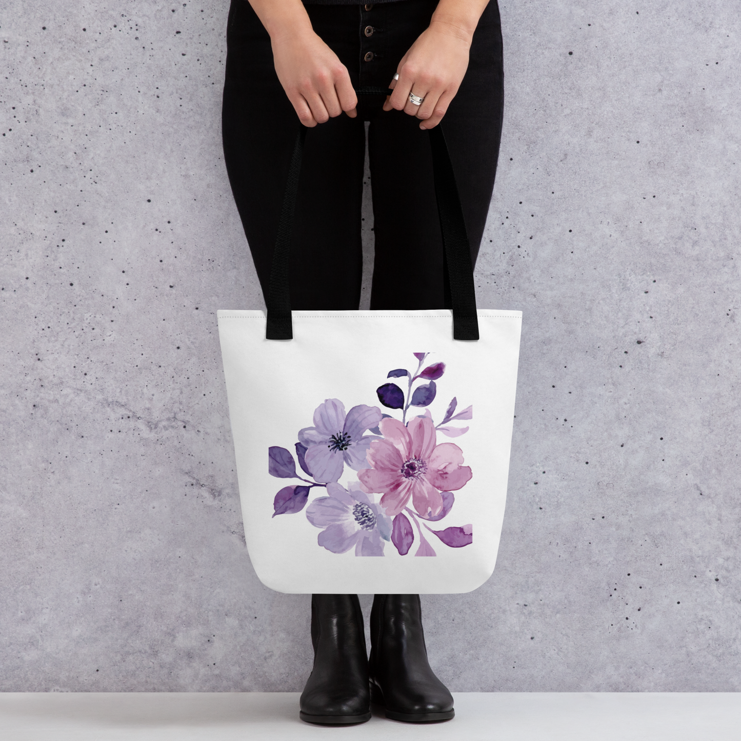Pastel Flowers Tote Bag