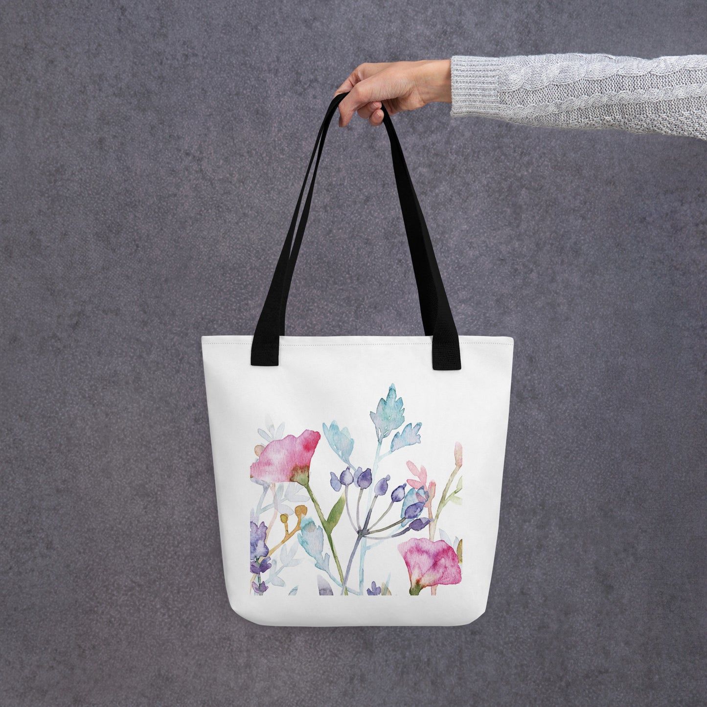 Pastel flowers 3 Tote bag