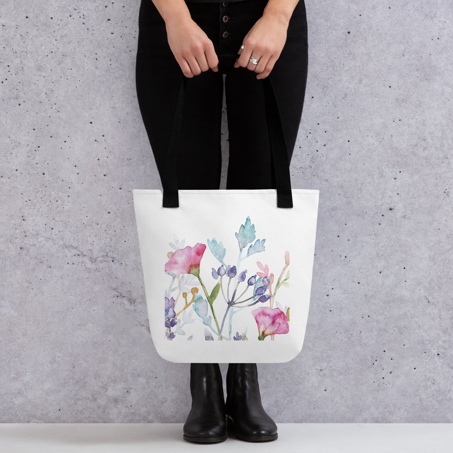 Pastel flowers 3 Tote bag
