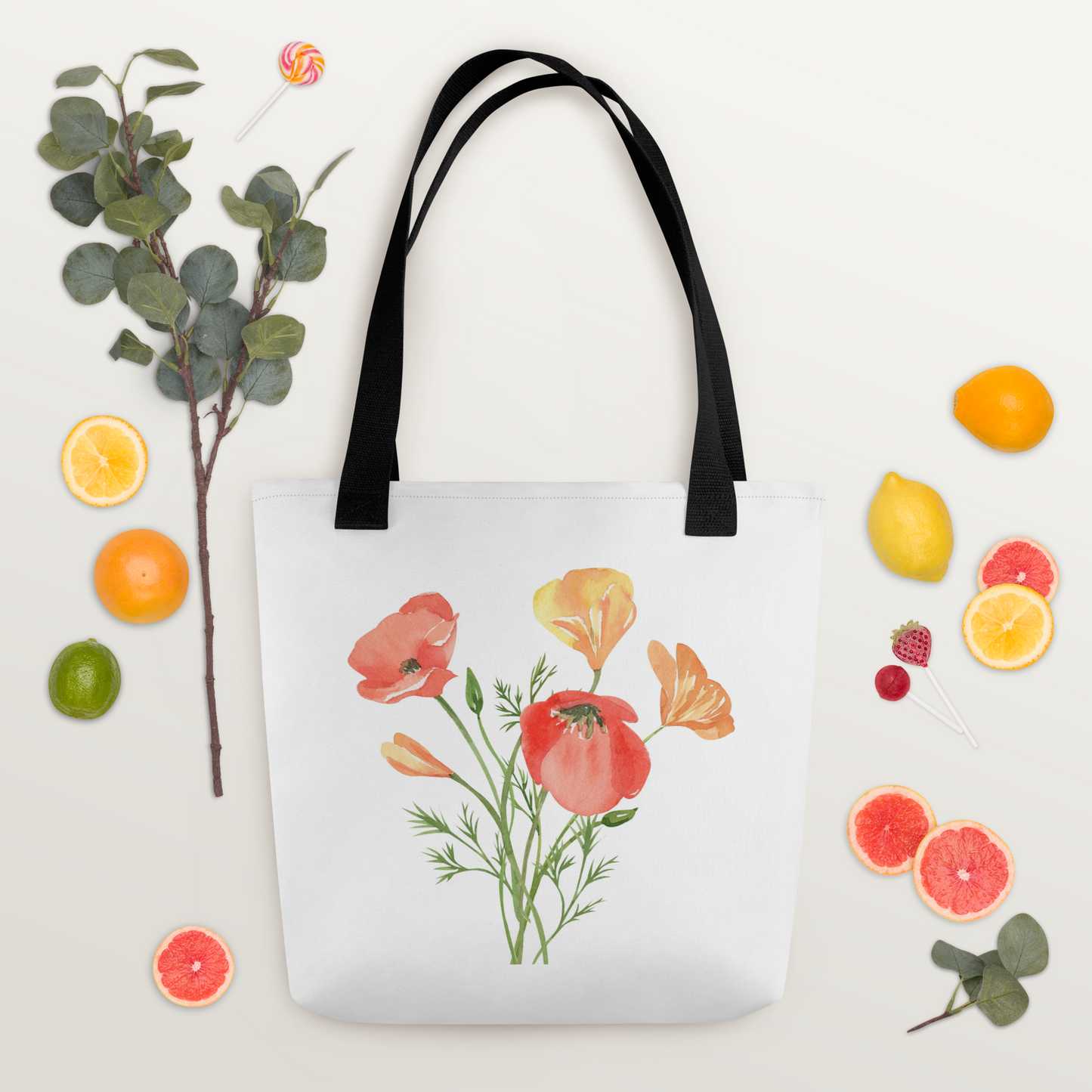 Pastel flowers 4 Tote bag