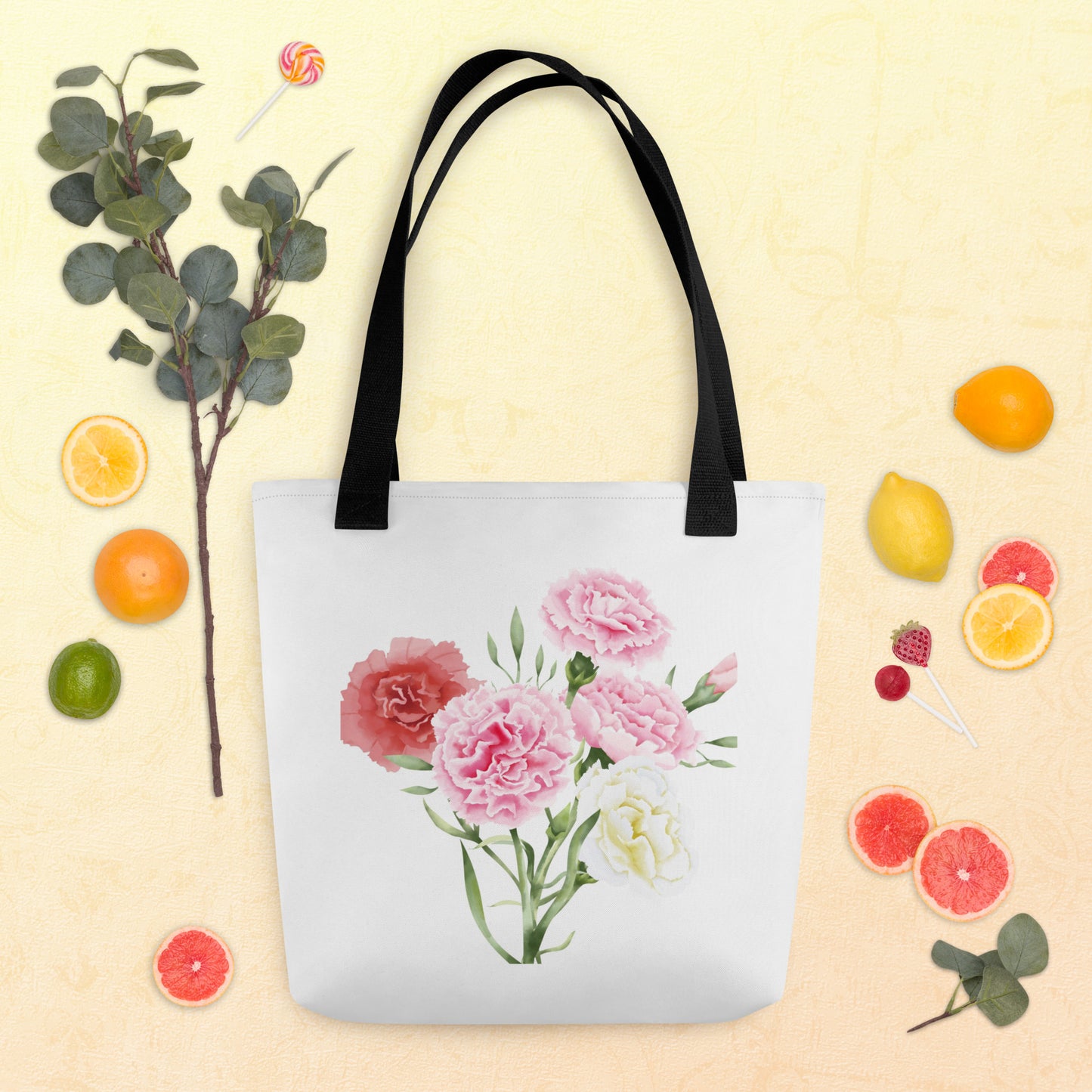 Pastel flowers 6 Tote bag