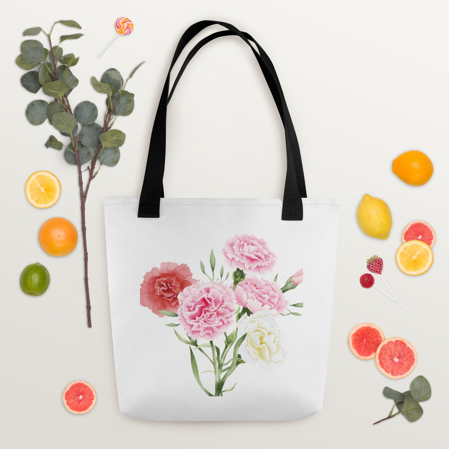 Pastel flowers 6 Tote bag