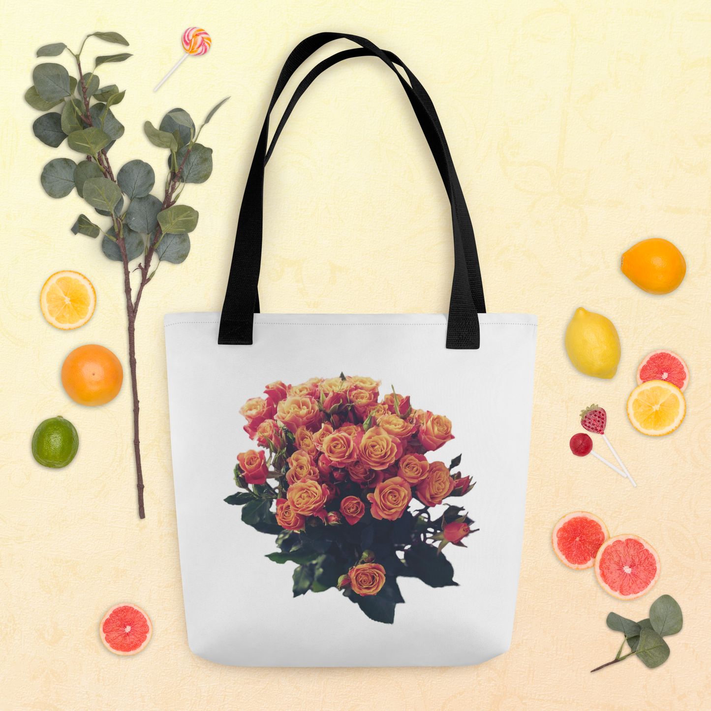 Pastel flowers 8 Tote bag