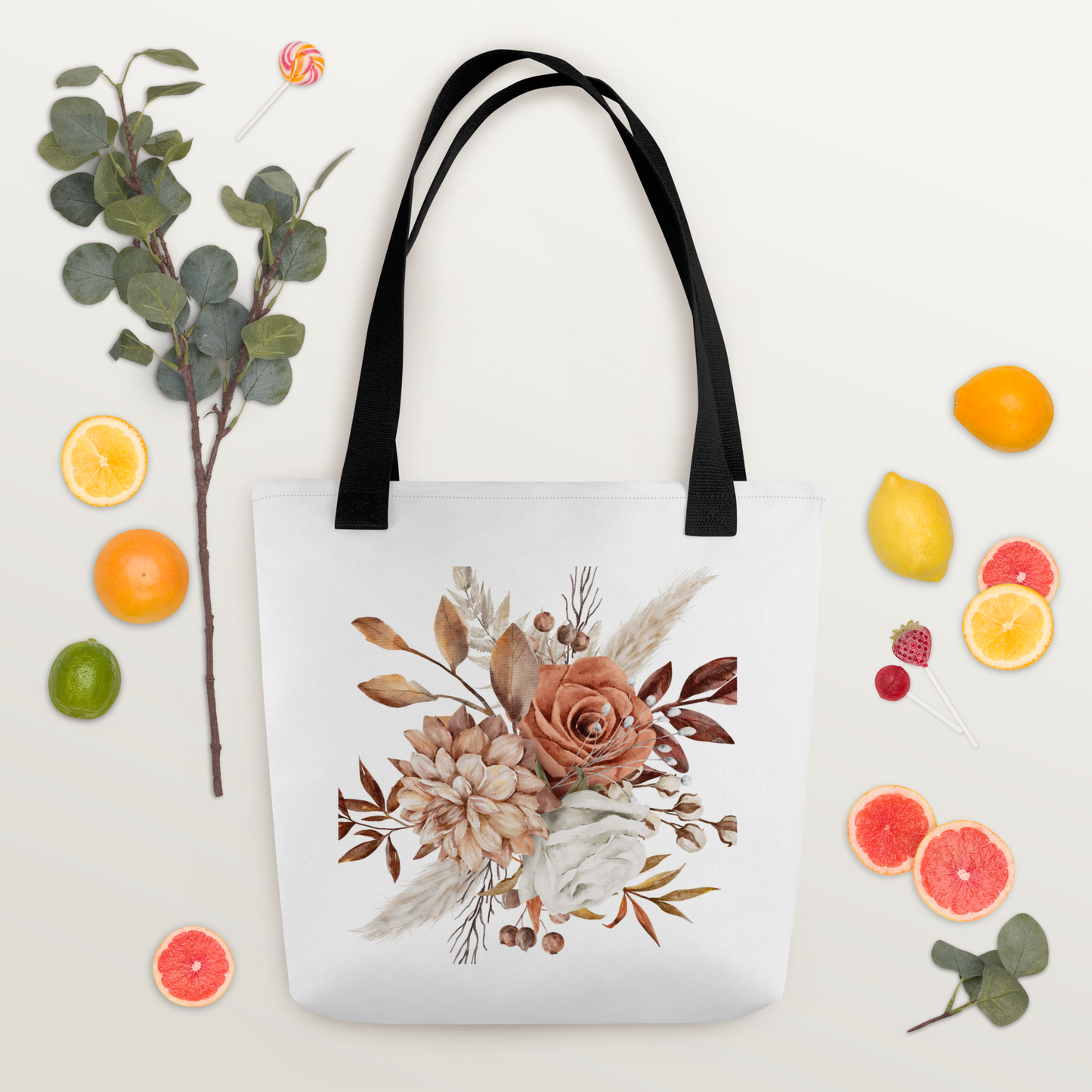 Pastel flowers 9 Tote bag