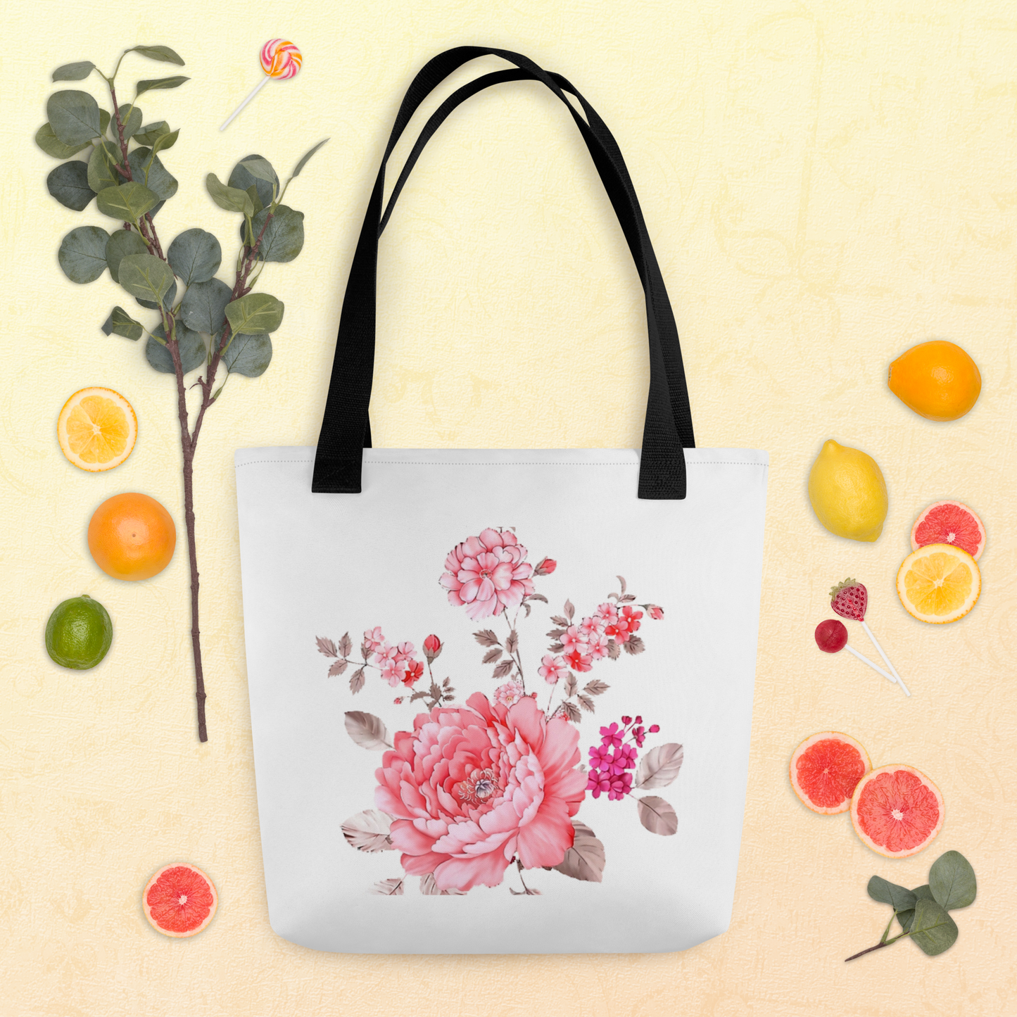 Pastel flowers 10 Tote bag