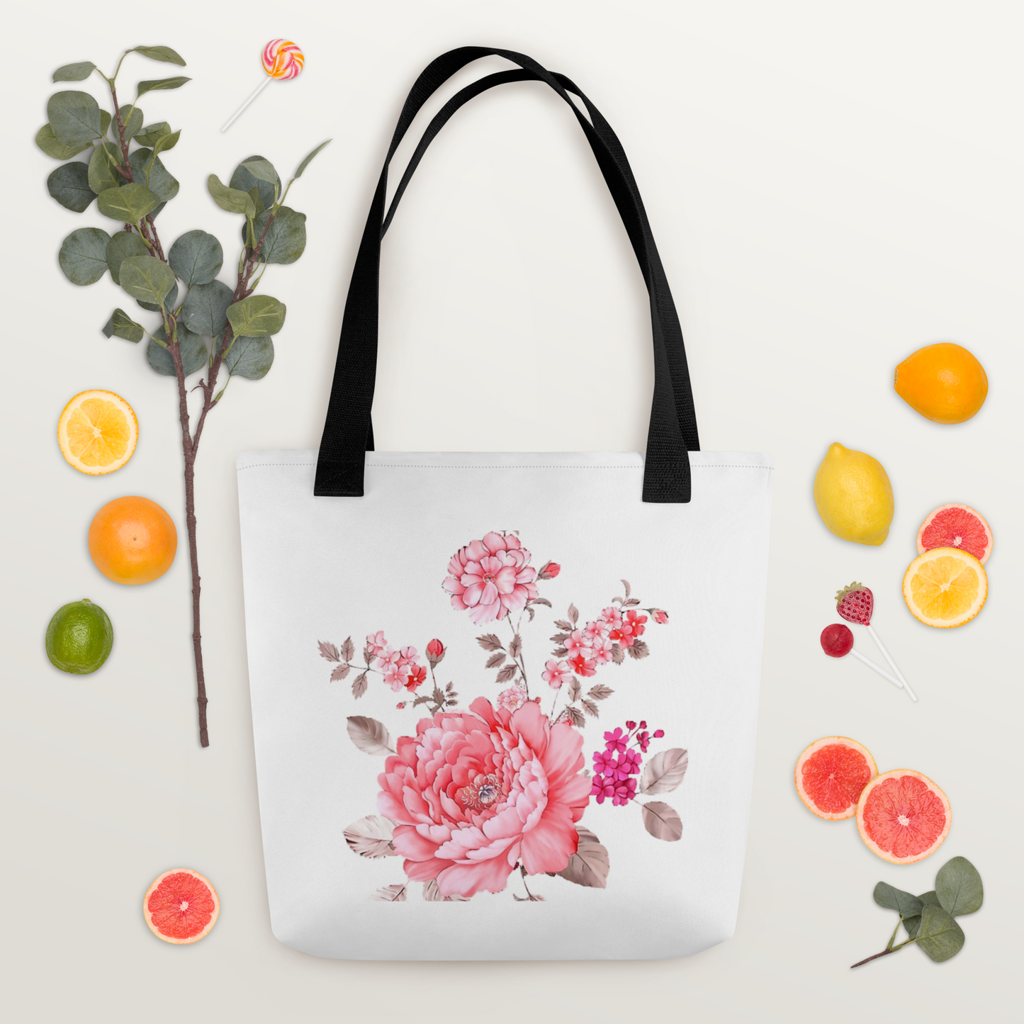Pastel flowers 10 Tote bag