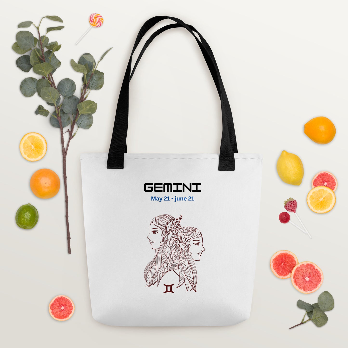 Zodiac Gemini Tote Bag