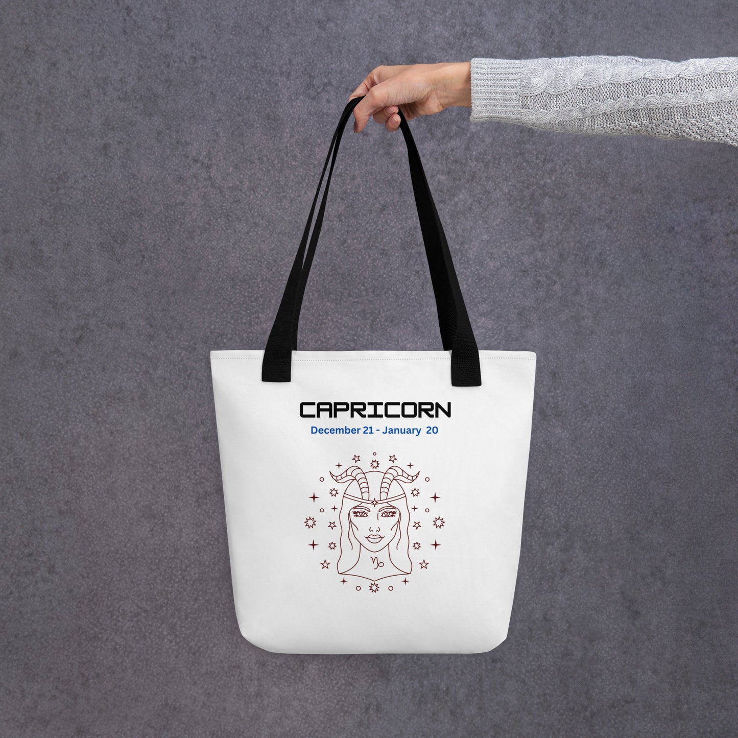 Zodiac Capricorn Tote Bag