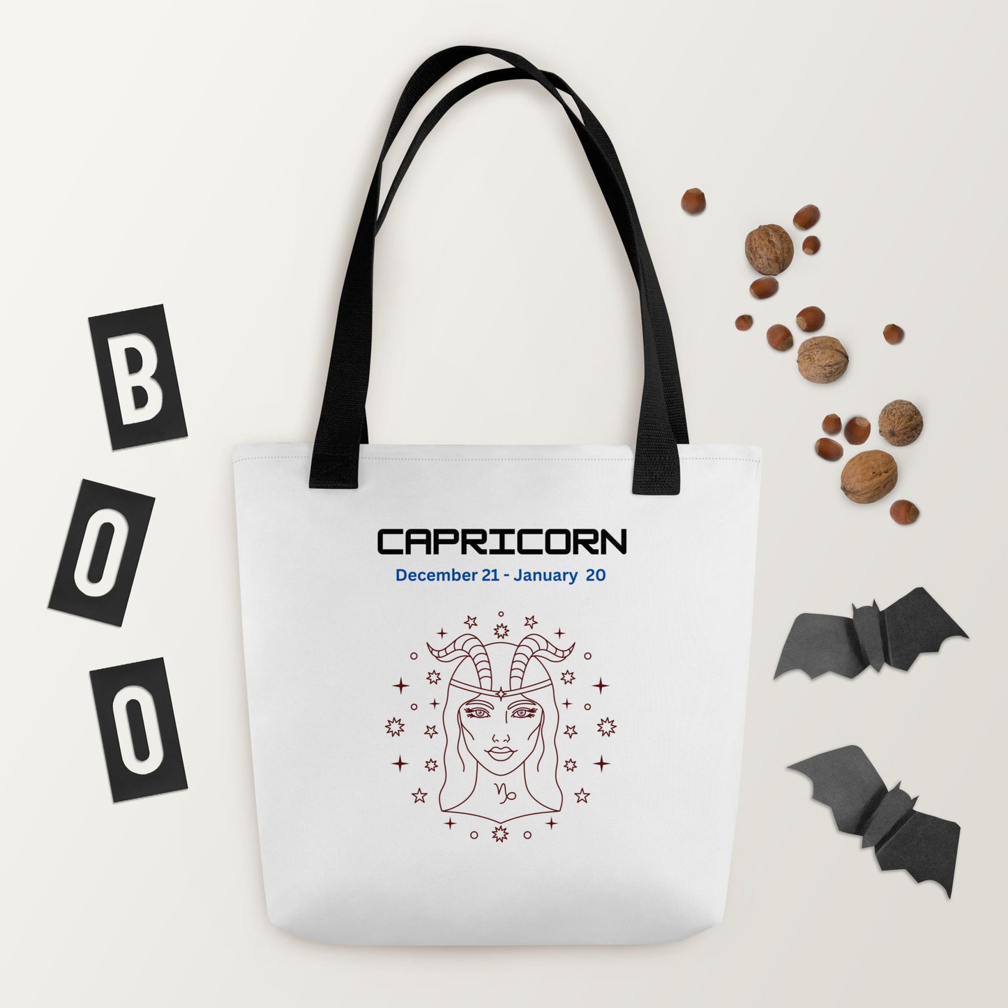 Zodiac Capricorn Tote Bag