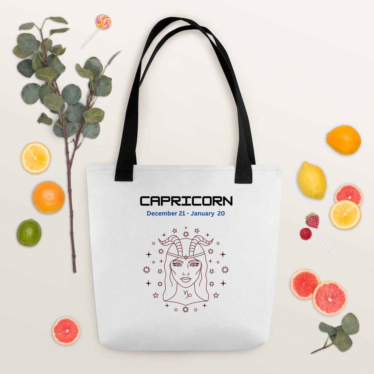 Zodiac Capricorn Tote Bag
