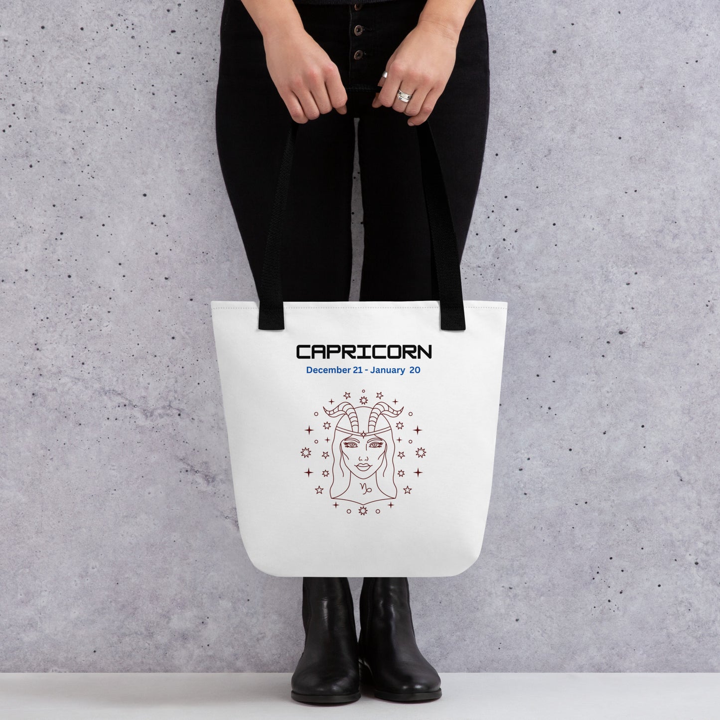 Zodiac Capricorn Tote Bag