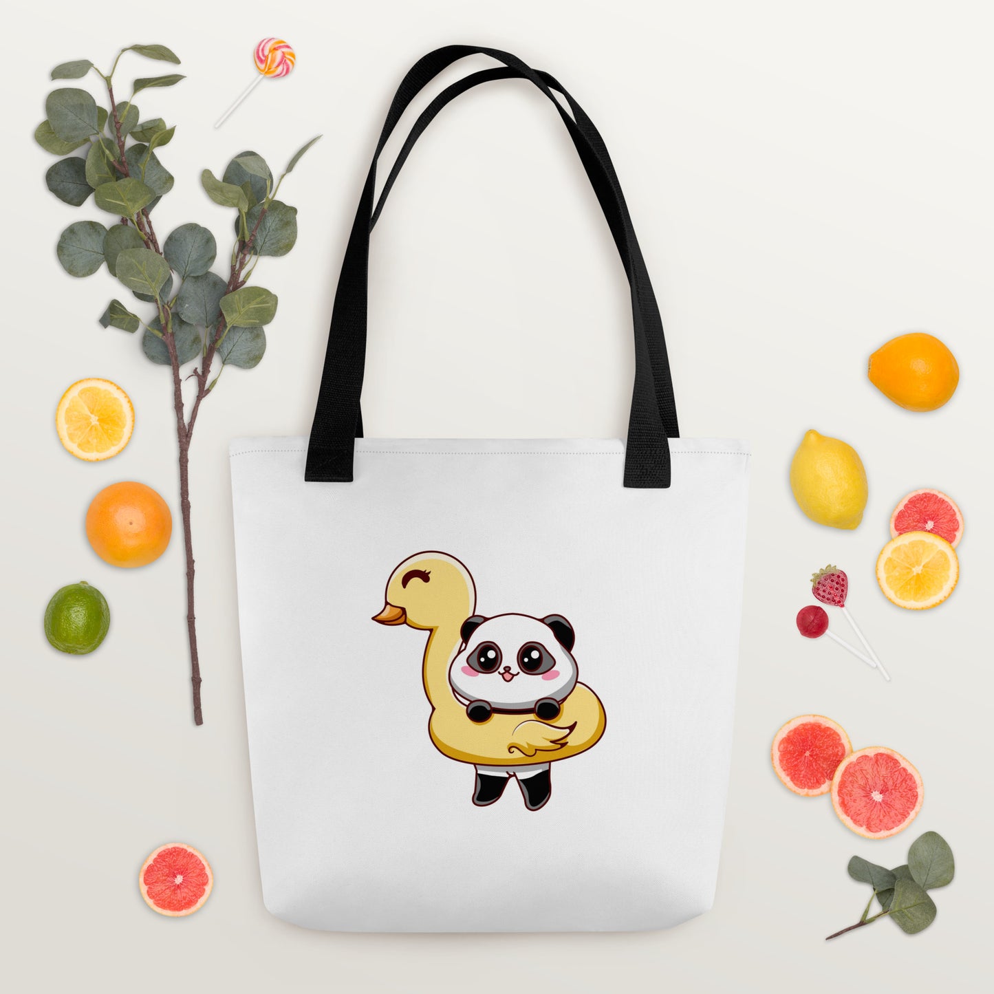 Baby Tote Bag Duck & Panda