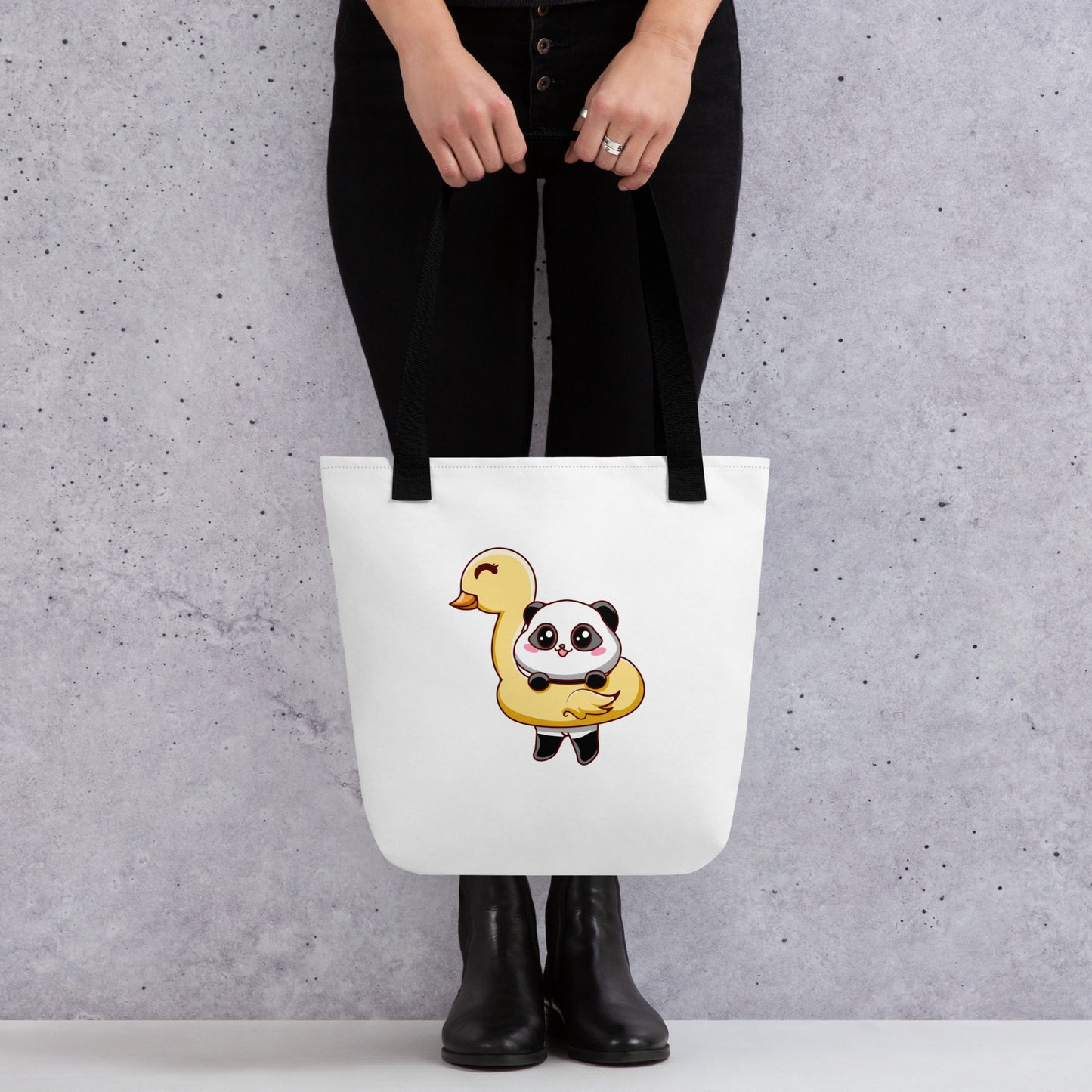 Baby Tote Bag Duck & Panda