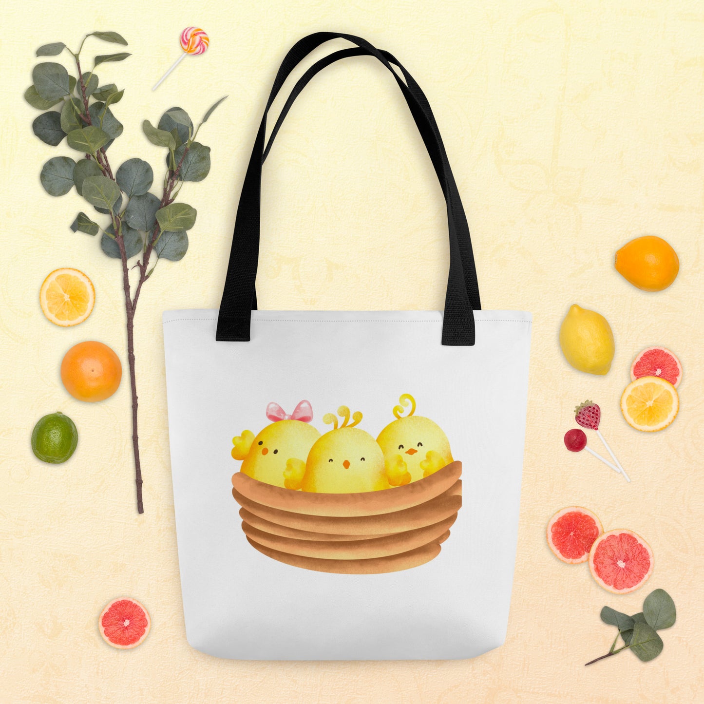 Baby Tote Bag Gudetama Chicks