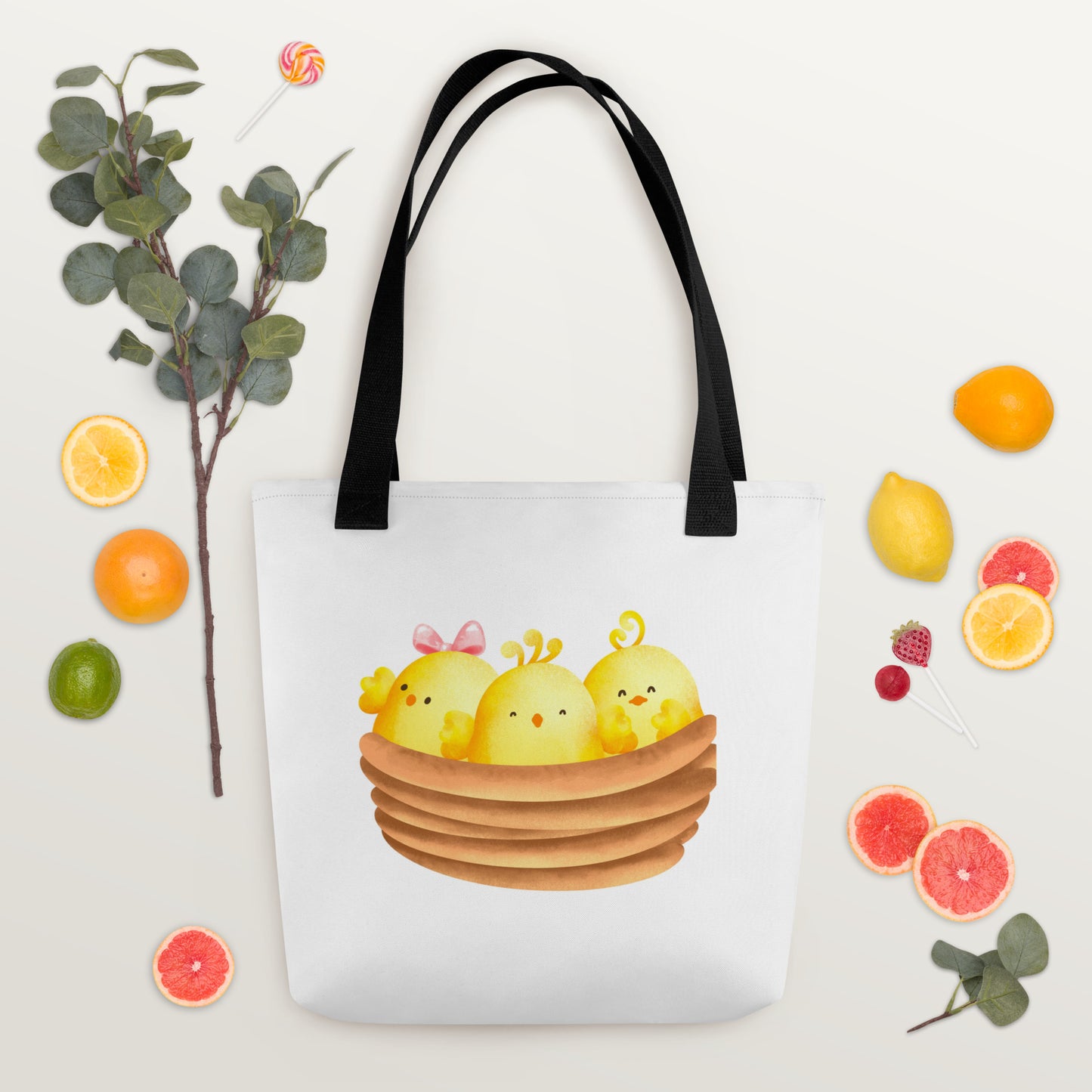 Baby Tote Bag Gudetama Chicks