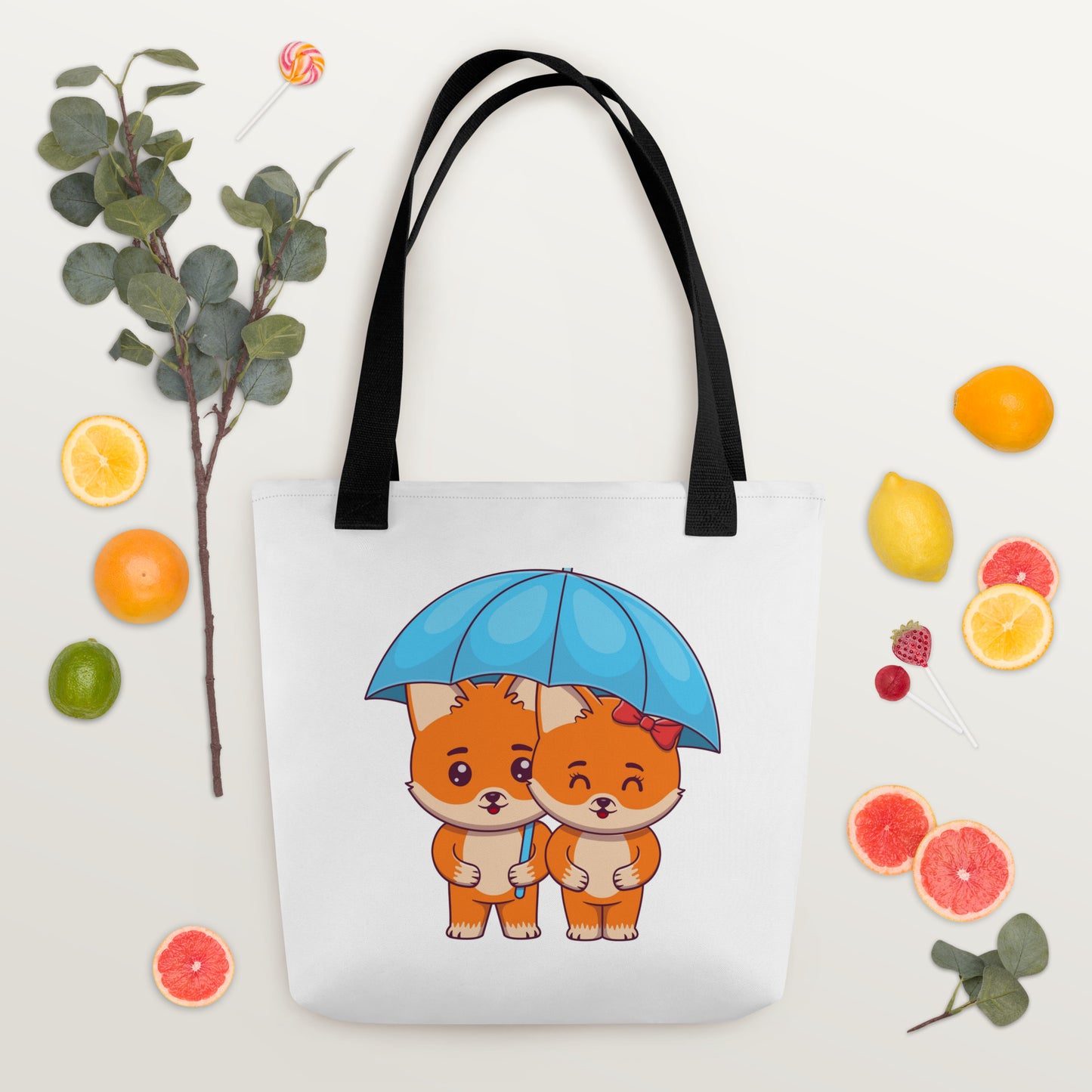Baby Tote Bag Foxes