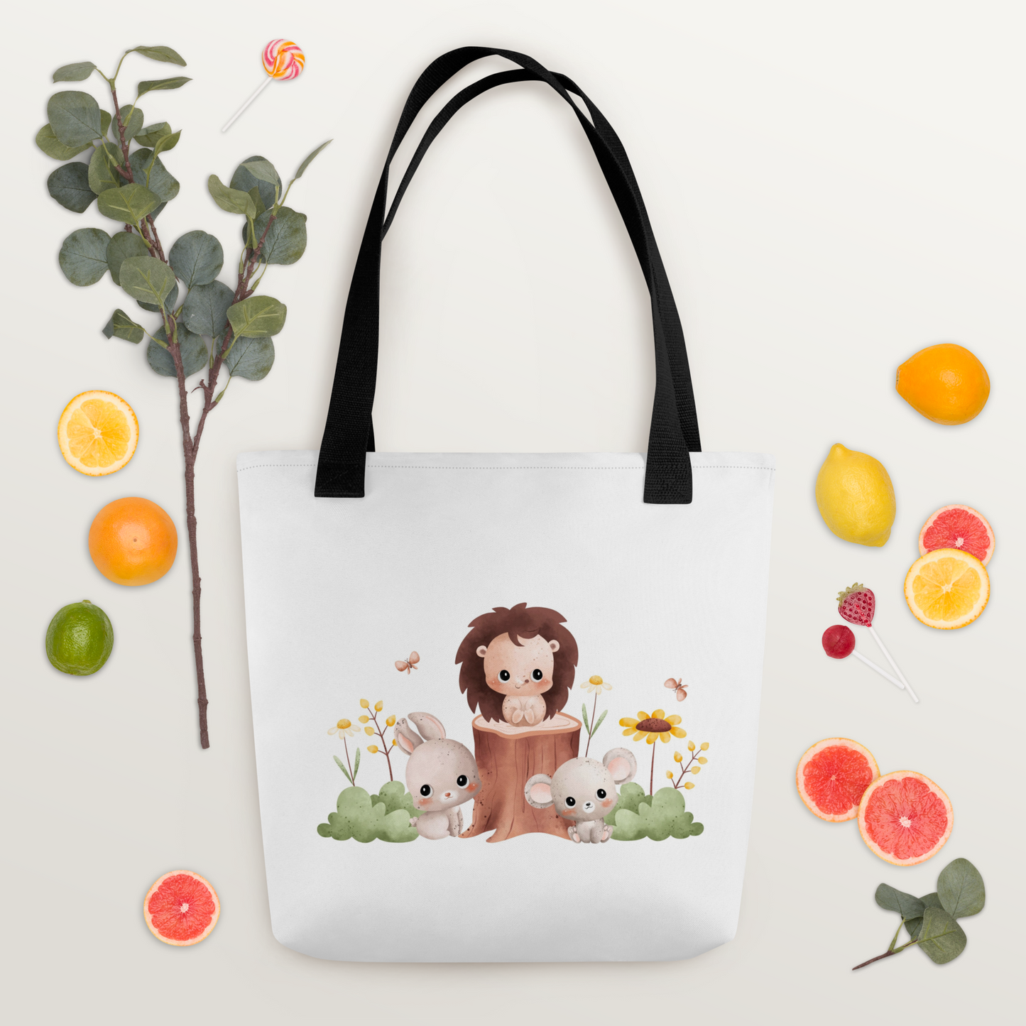 Baby Tote Bag Rabbit Lion Bear