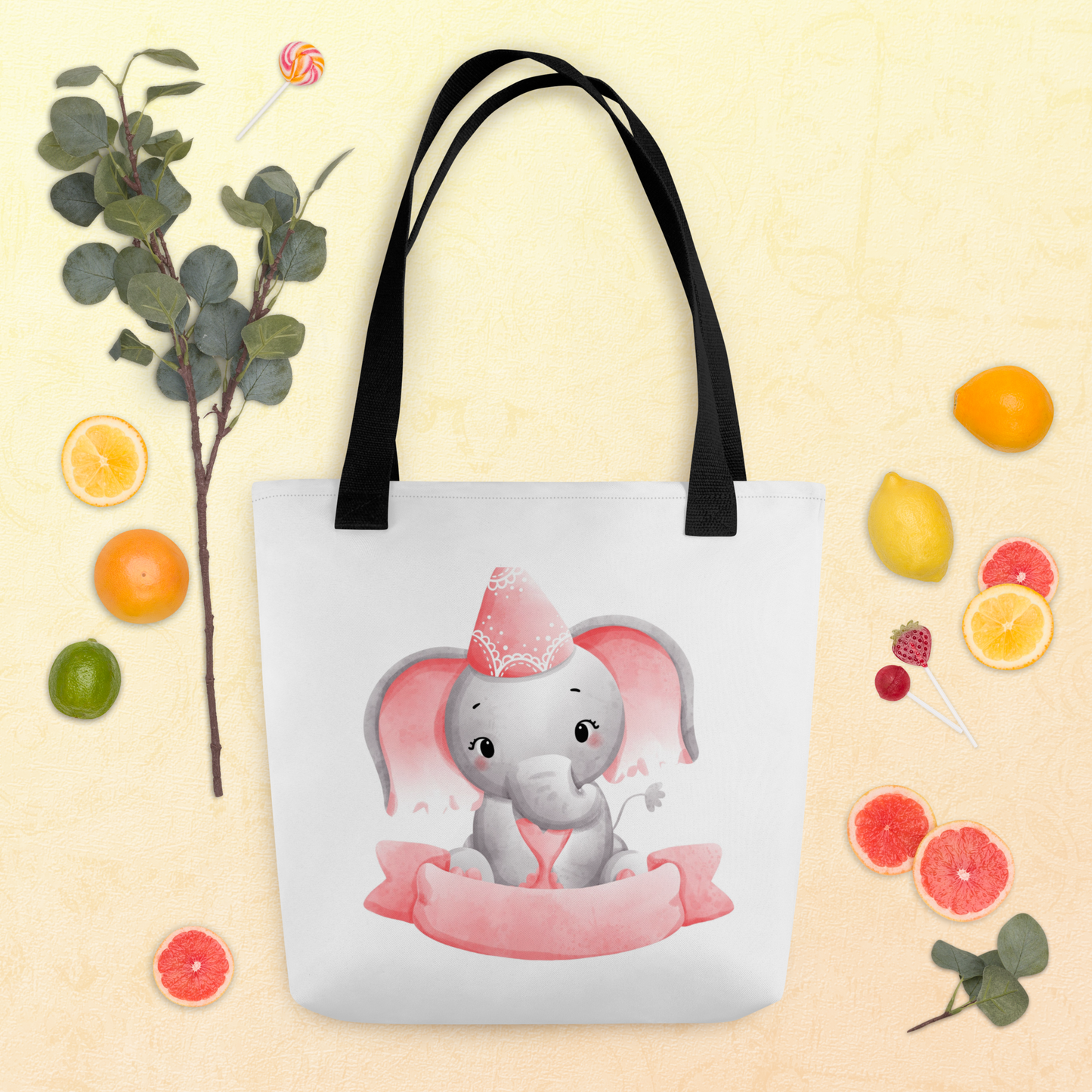 Baby Tote Bag Birthday Teddy Bear