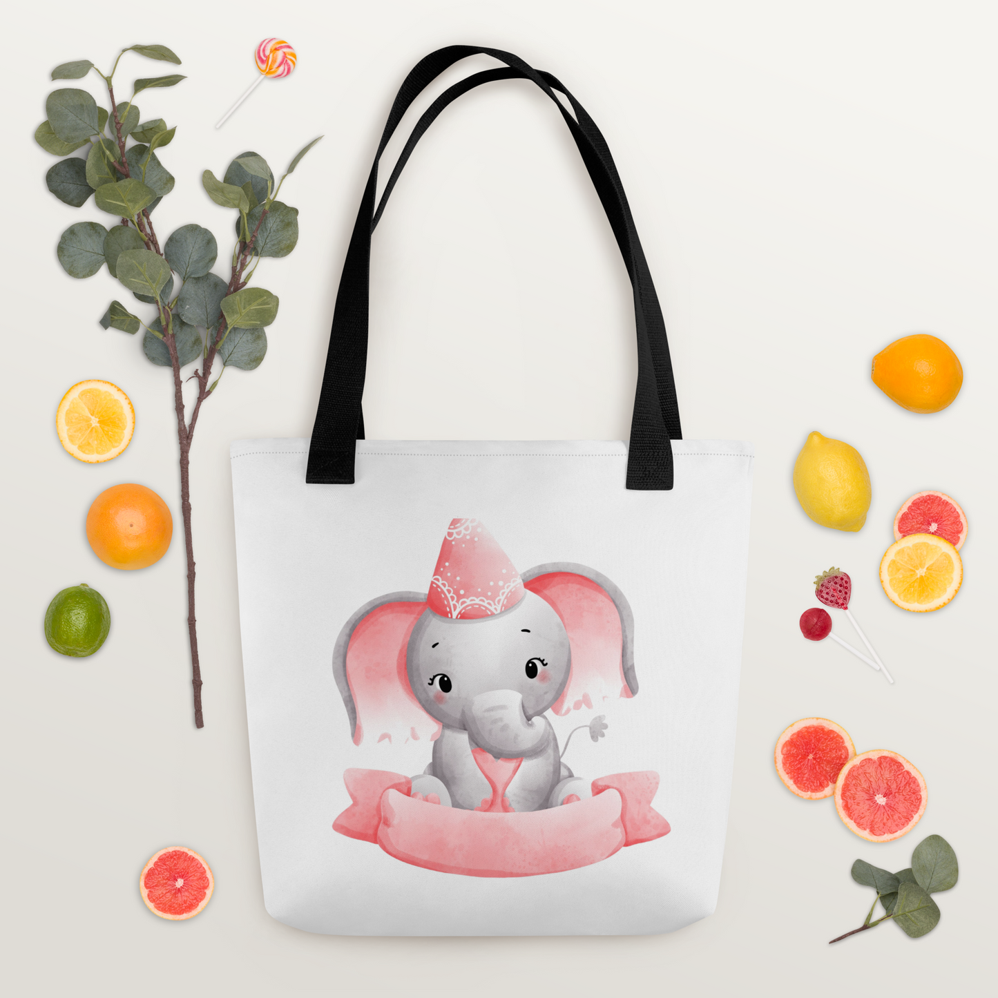 Baby Tote Bag Birthday Teddy Bear