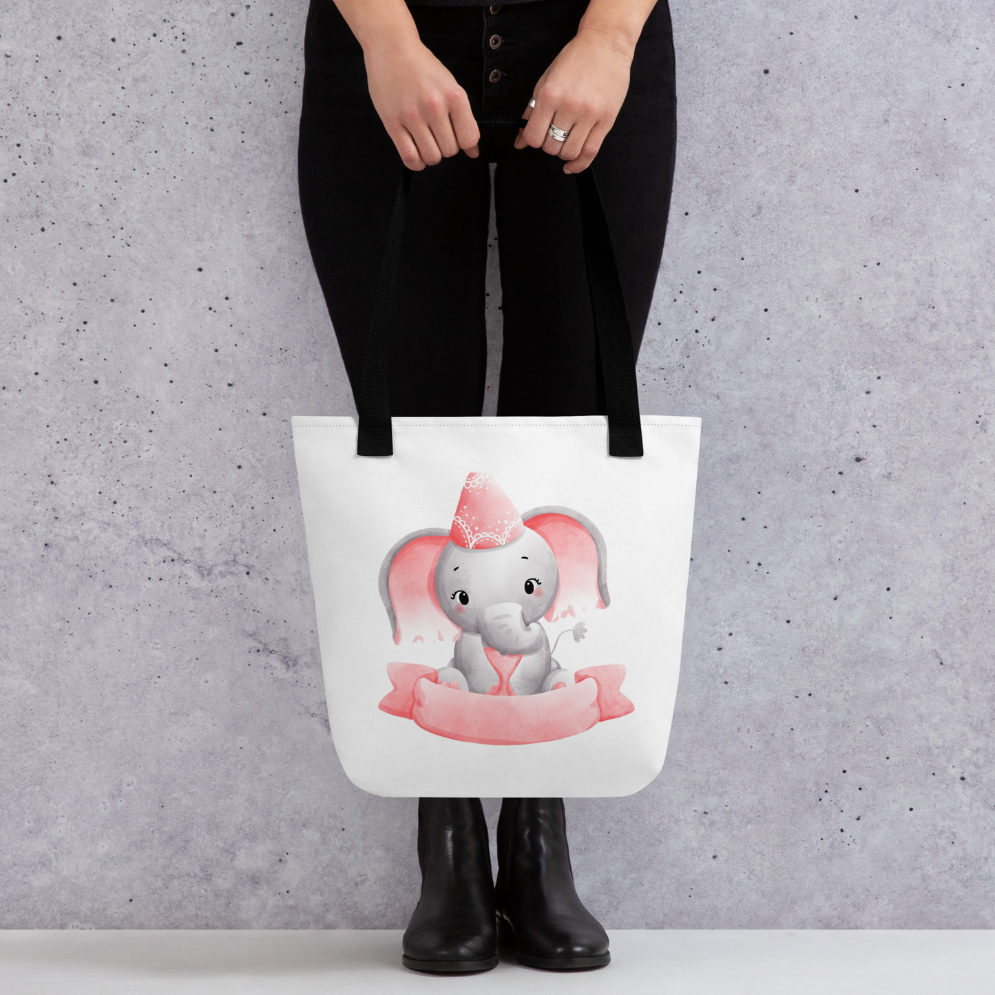 Baby Tote Bag Birthday Teddy Bear