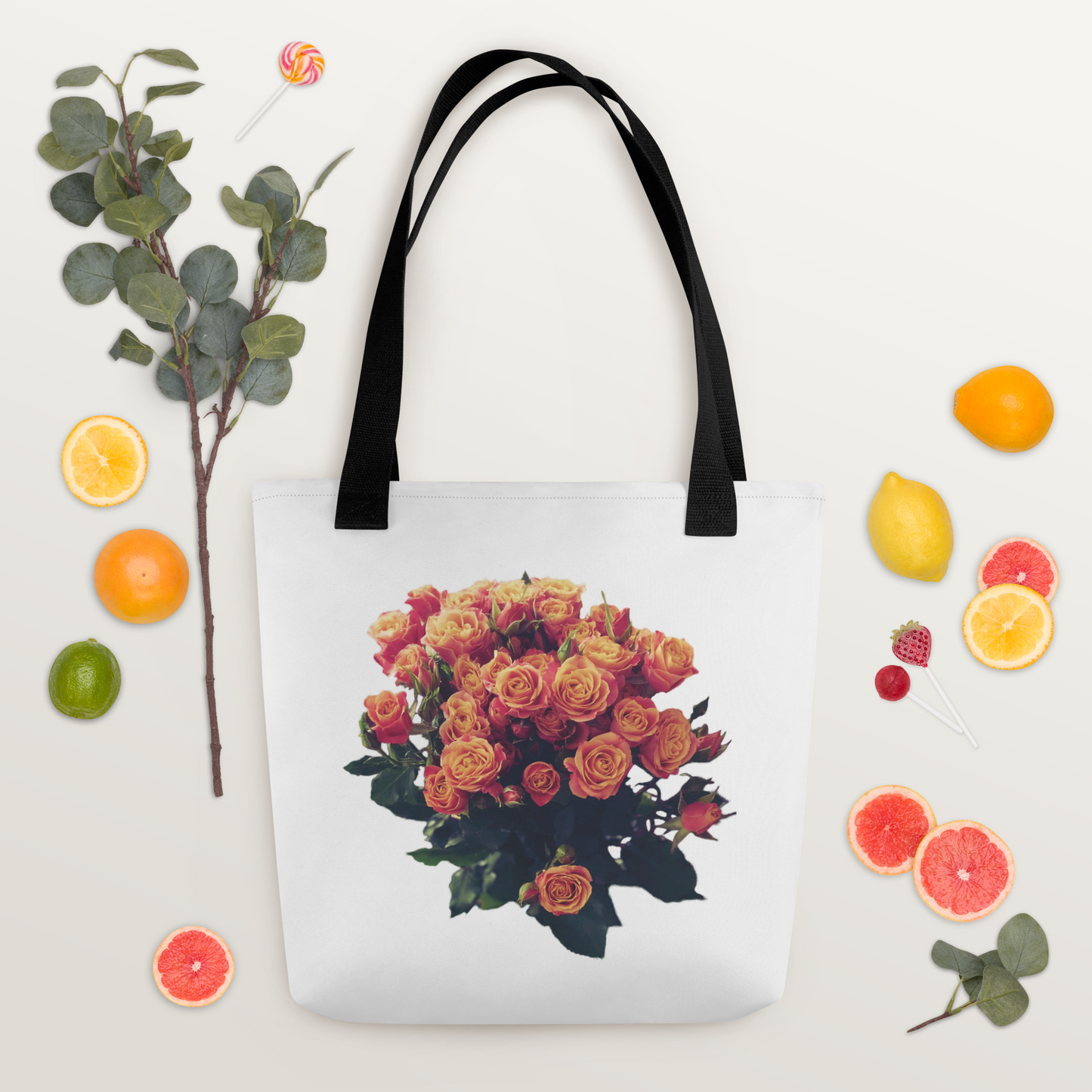 Pastel flowers 8 Tote bag